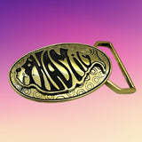Phish Phamily Buckle Cast in Yellow Brass