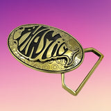 Phish Phamily Buckle Cast in Yellow Brass