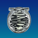 Phish Phamily Buckle Cast in White Brass