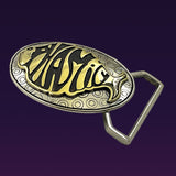 Phish Phamily Buckle Cast in White & Yellow Brass