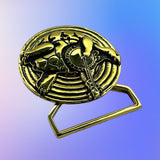Terrapin Turtle Limited Edition Belt Buckle Cast Yellow Brass