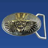 Uncle Sam Limited Edition Belt Buckle Cast in White & Yellow Brass