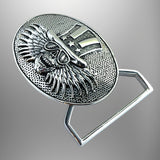 Uncle Sam Limited Edition Belt Buckle Cast in White Brass