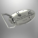 Uncle Sam Limited Edition Belt Buckle Cast in White Brass