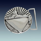 Cats Limited Edition Belt Buckle Cast in White Brass