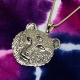 Owsley "Bear" Stanley Tribute Pendant Cast in Sterling Silver on Chain