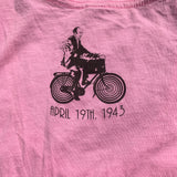 Pink Medium Albert Hofmann Bicycle Day Tribute Tee